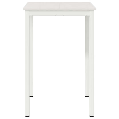 vidaXL Bar Table White 70 x 70 x 105 cm Solid Pine Wood