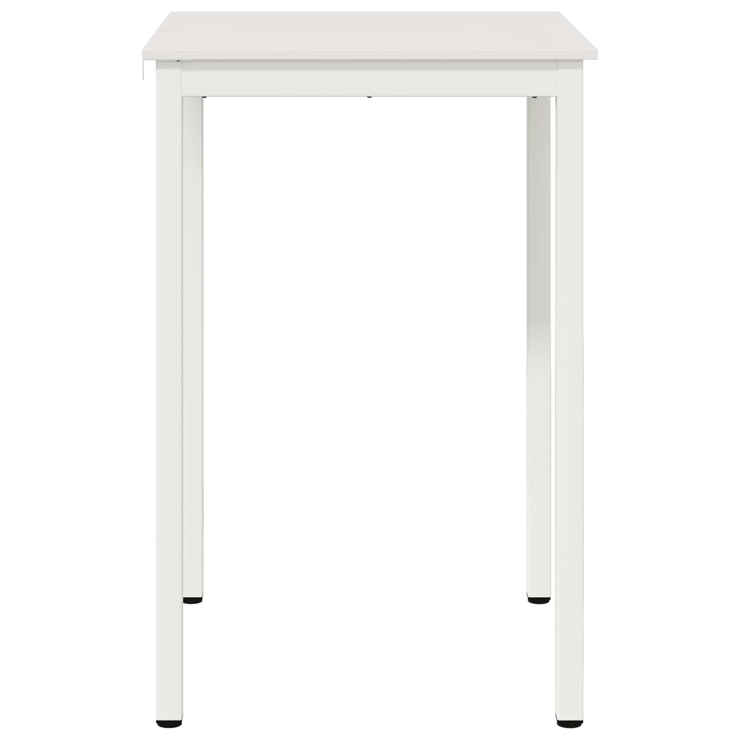 vidaXL Bar Table White 70 x 70 x 105 cm Solid Pine Wood