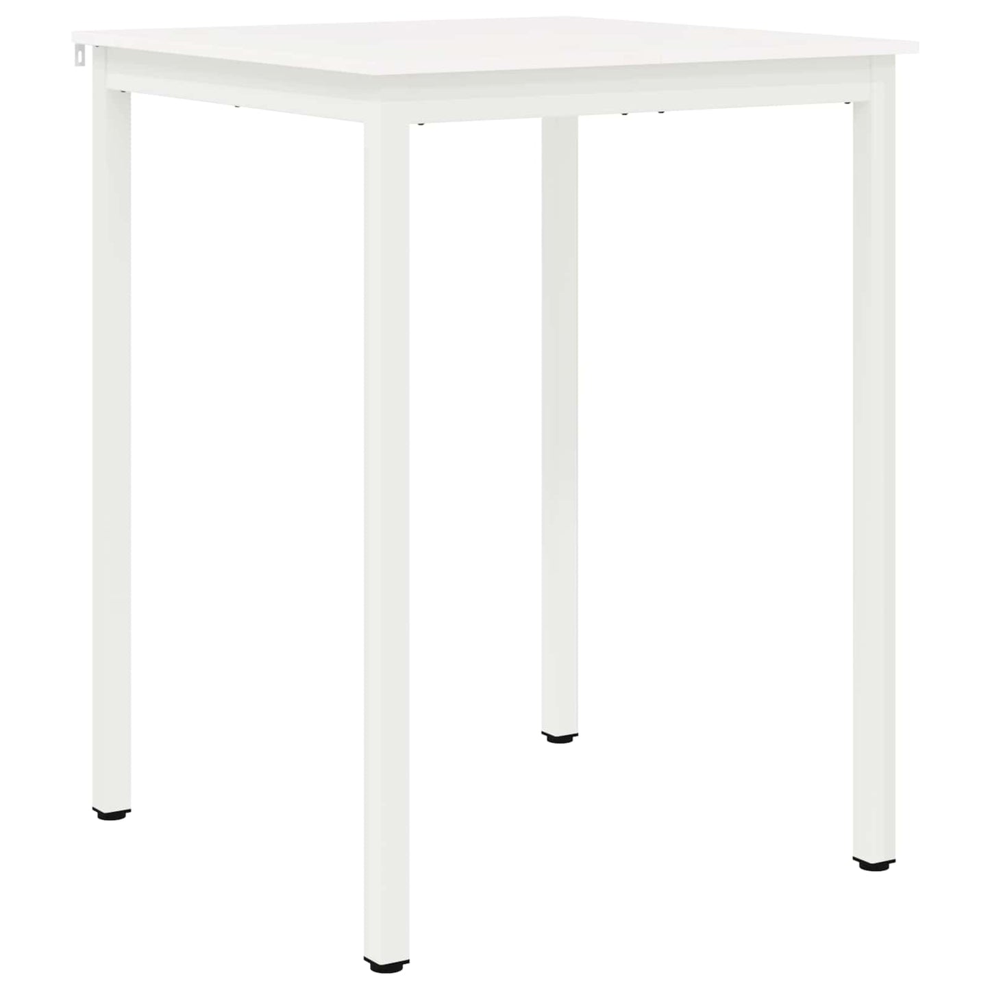 vidaXL Bar Table White 80 x 80 x 105 cm Solid Pine Wood