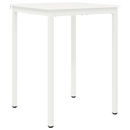 vidaXL Bar Table White 80 x 80 x 105 cm Solid Pine Wood