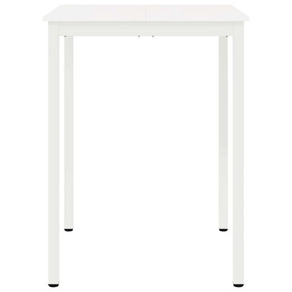 vidaXL Bar Table White 80 x 80 x 105 cm Solid Pine Wood
