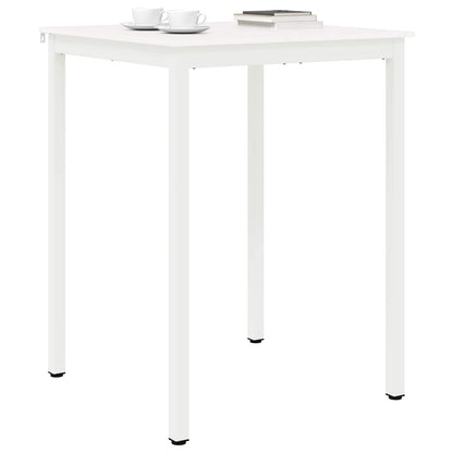 vidaXL Bar Table White 80 x 80 x 105 cm Solid Pine Wood