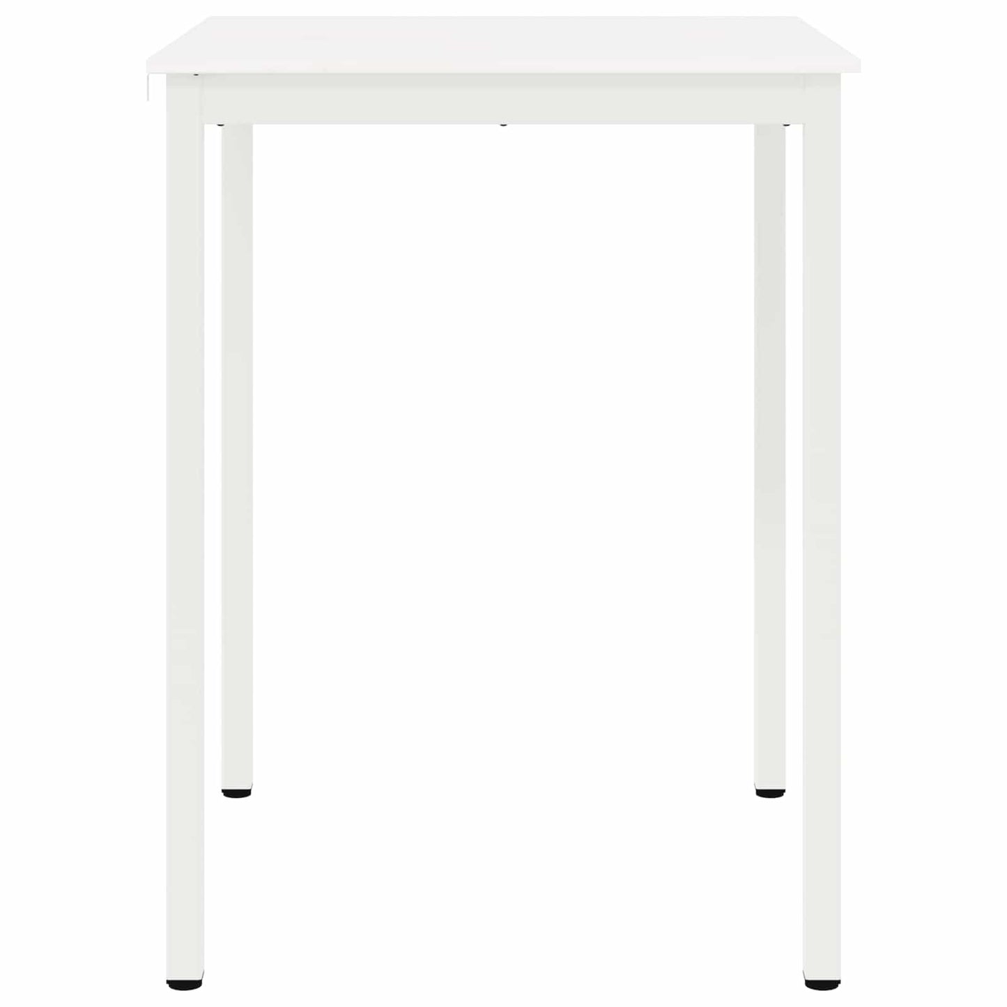 vidaXL Bar Table White 80 x 80 x 105 cm Solid Pine Wood