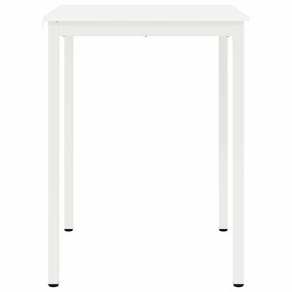 vidaXL Bar Table White 80 x 80 x 105 cm Solid Pine Wood