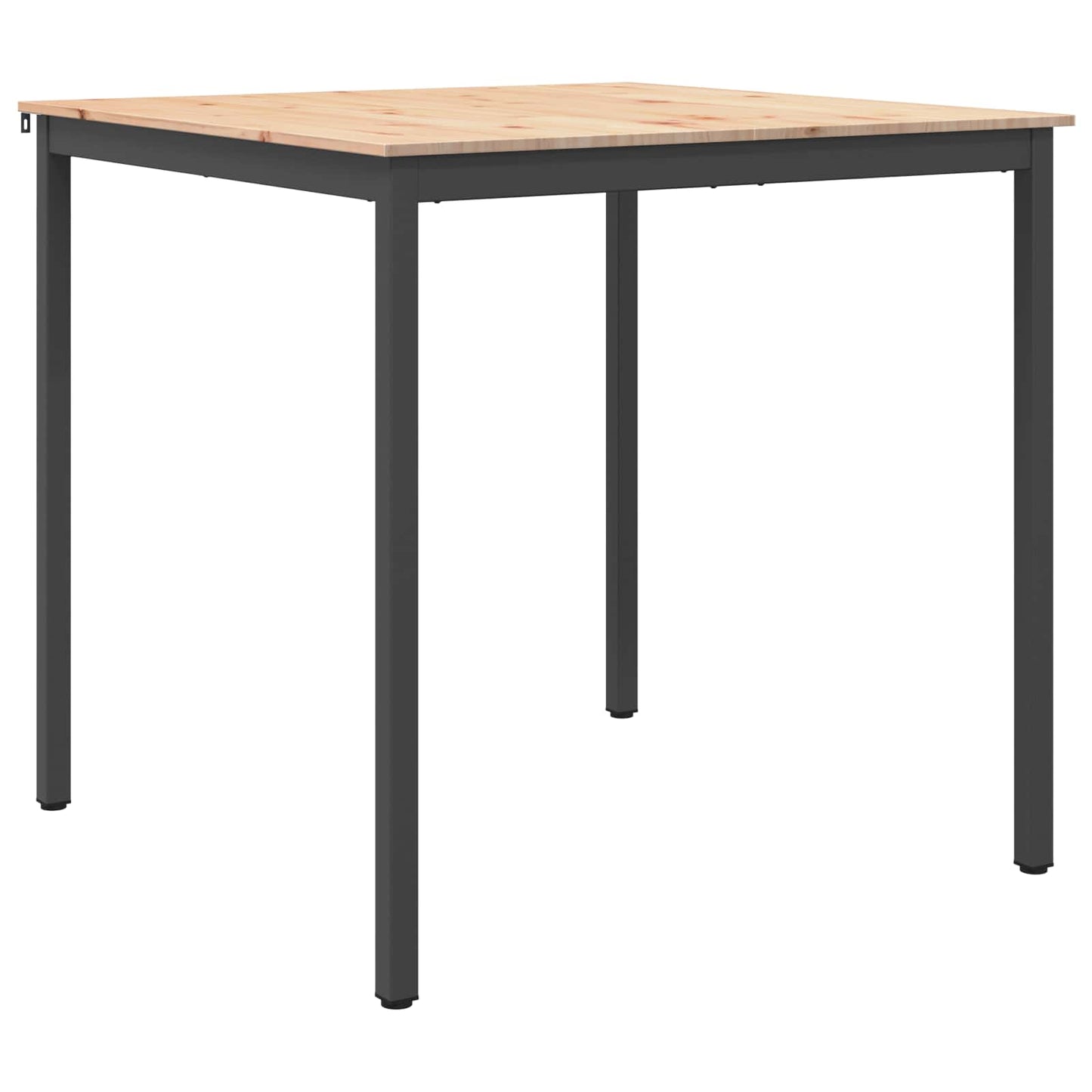 vidaXL Bar Table Natural 110 x 110 x 105 cm Solid Pine Wood