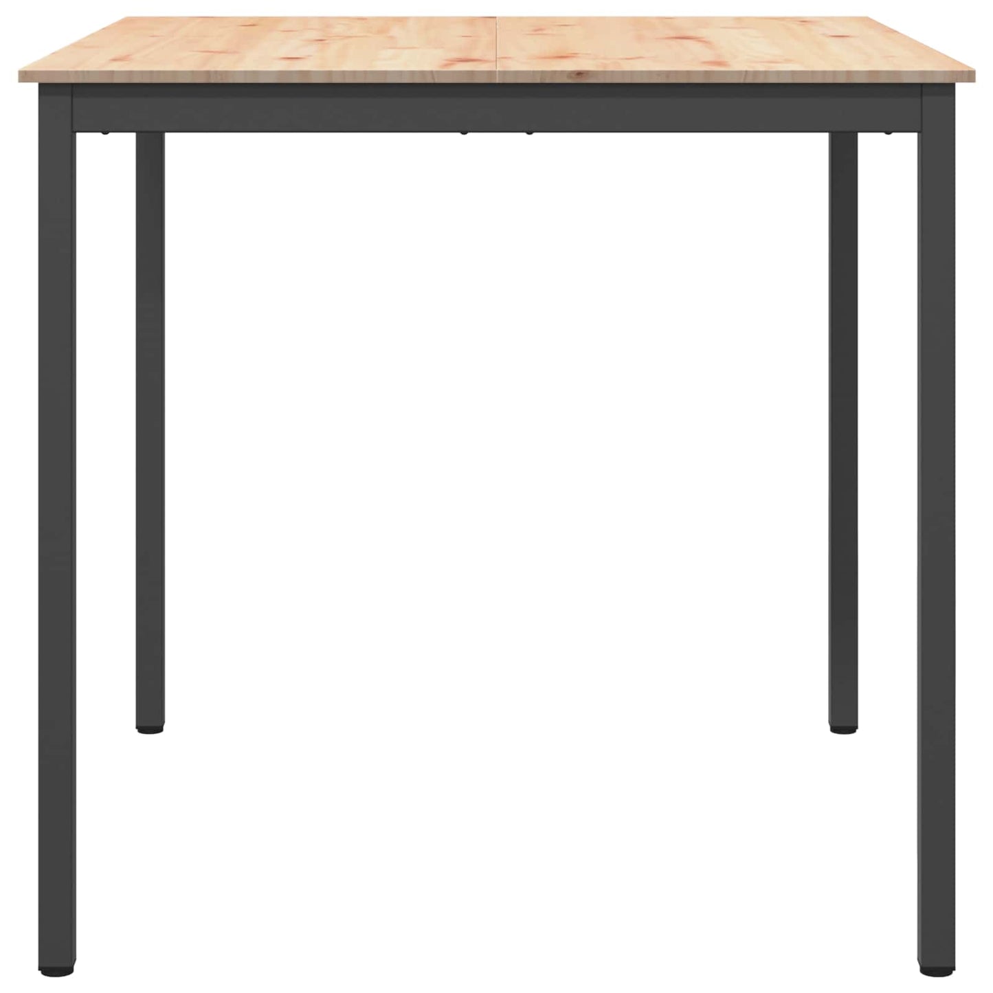 vidaXL Bar Table Natural 110 x 110 x 105 cm Solid Pine Wood