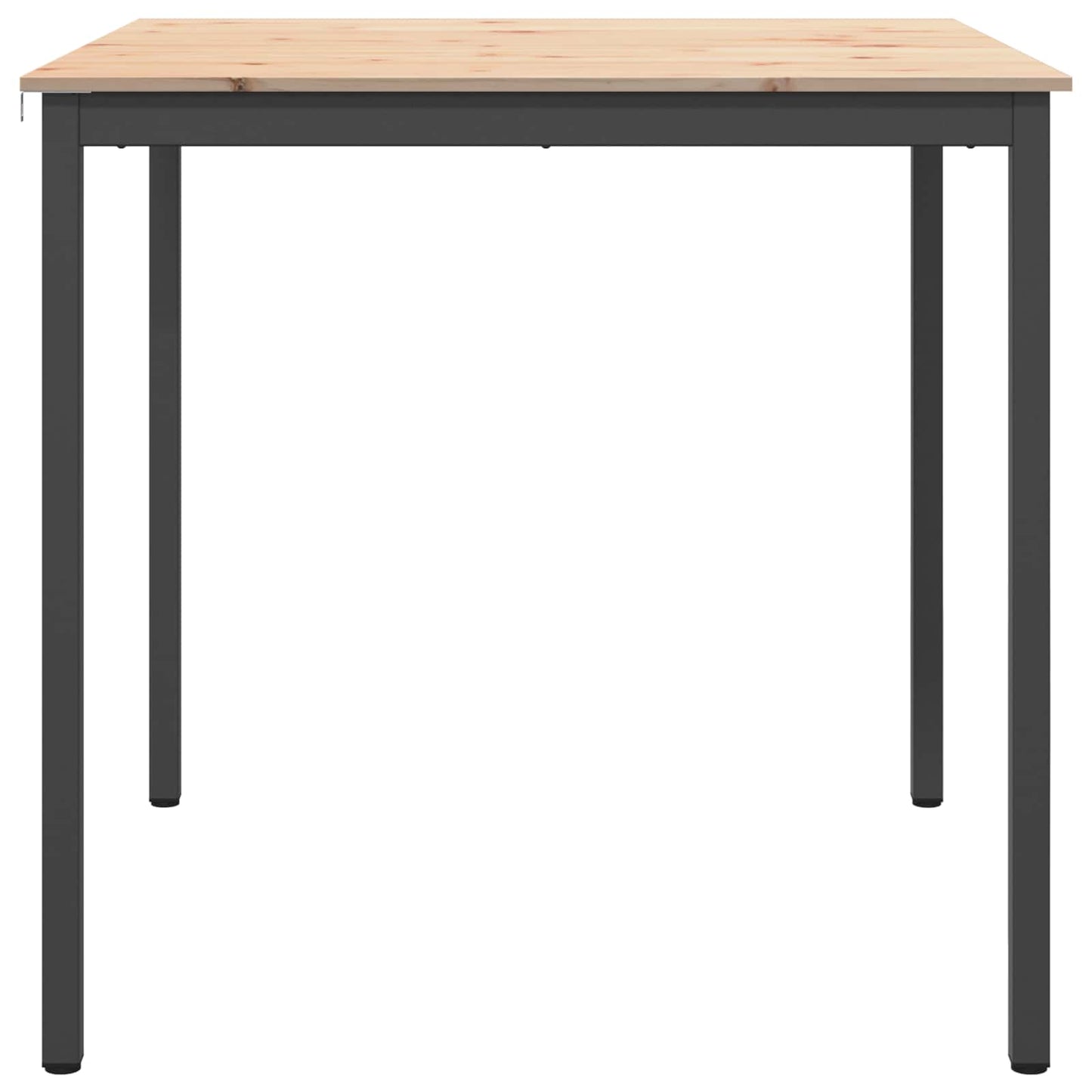 vidaXL Bar Table Natural 110 x 110 x 105 cm Solid Pine Wood