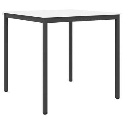 vidaXL Bar Table White 110 x 110 x 105 cm Solid Pine Wood