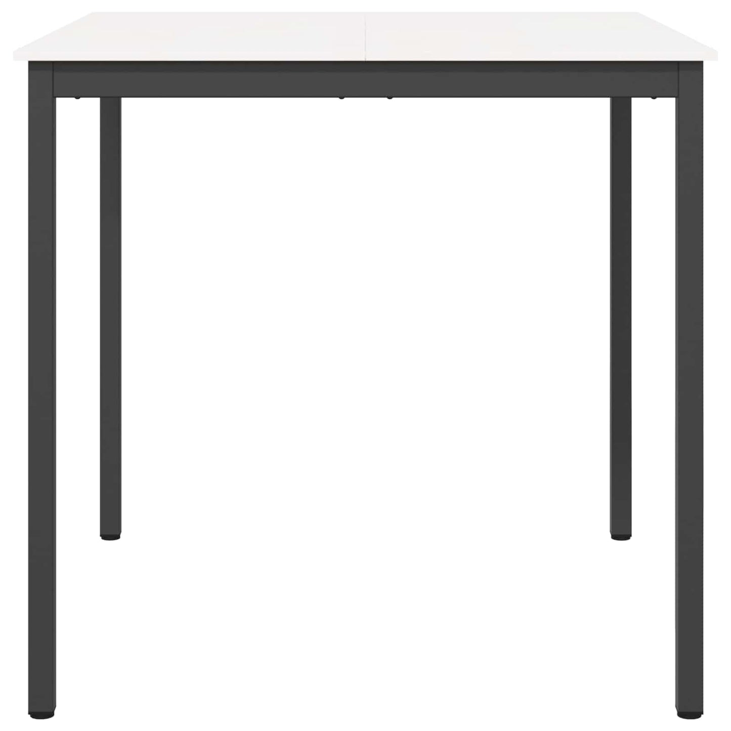 vidaXL Bar Table White 110 x 110 x 105 cm Solid Pine Wood