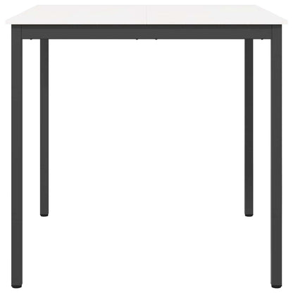 vidaXL Bar Table White 110 x 110 x 105 cm Solid Pine Wood