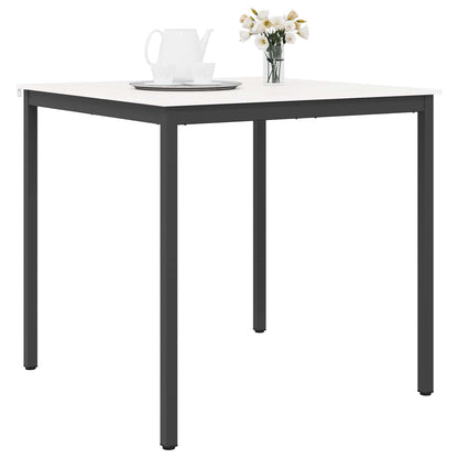 vidaXL Bar Table White 110 x 110 x 105 cm Solid Pine Wood