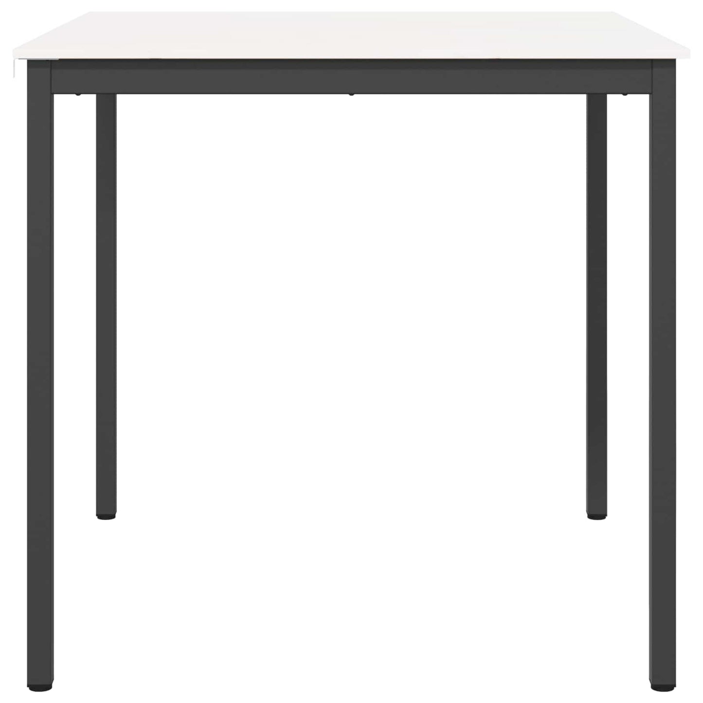 vidaXL Bar Table White 110 x 110 x 105 cm Solid Pine Wood