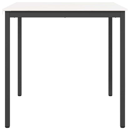 vidaXL Bar Table White 110 x 110 x 105 cm Solid Pine Wood