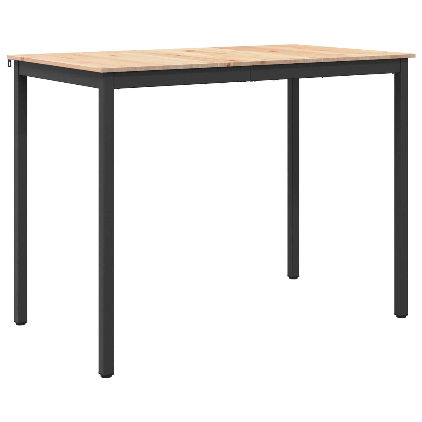 vidaXL Bar Table Natural 140 x 80 x 105 cm Solid Pine Wood