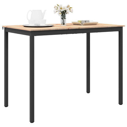 vidaXL Bar Table Natural 140 x 80 x 105 cm Solid Pine Wood