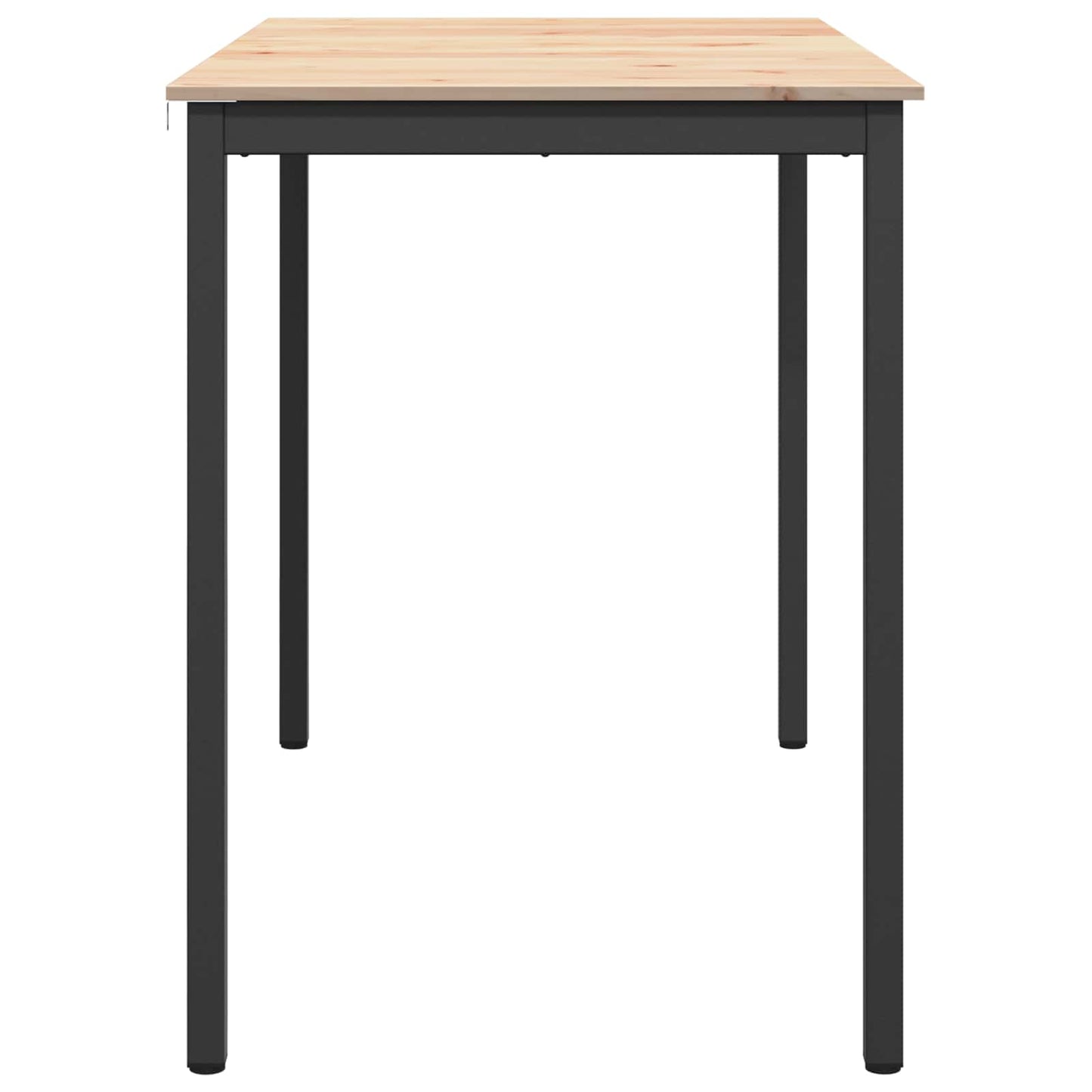 vidaXL Bar Table Natural 140 x 80 x 105 cm Solid Pine Wood