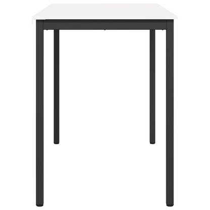 vidaXL Bar Table White 140 x 80 x 105 cm Solid Pine Wood