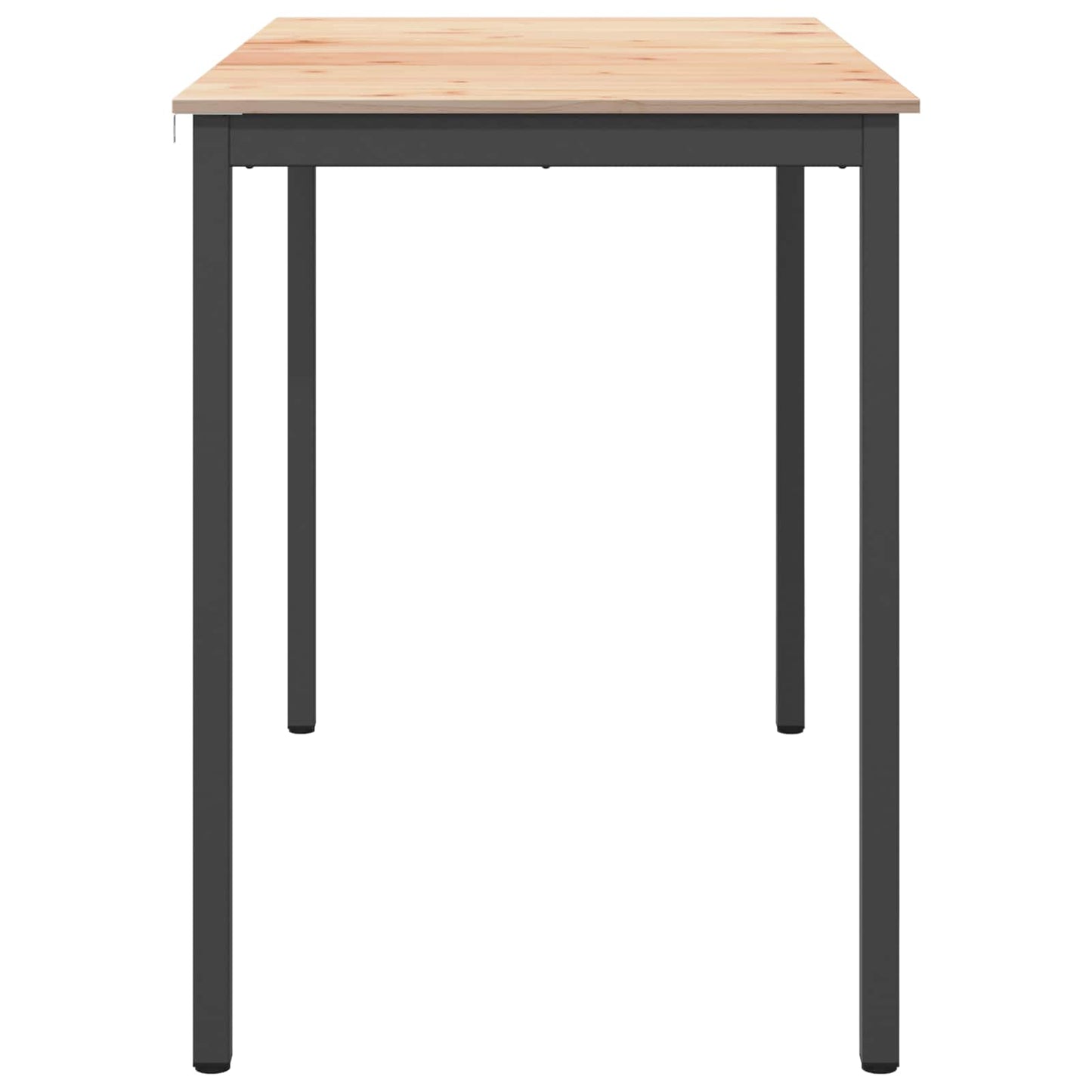 vidaXL Bar Table Natural 150 x 80 x 105 cm Solid Pine Wood