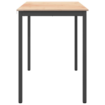 vidaXL Bar Table Natural 150 x 80 x 105 cm Solid Pine Wood