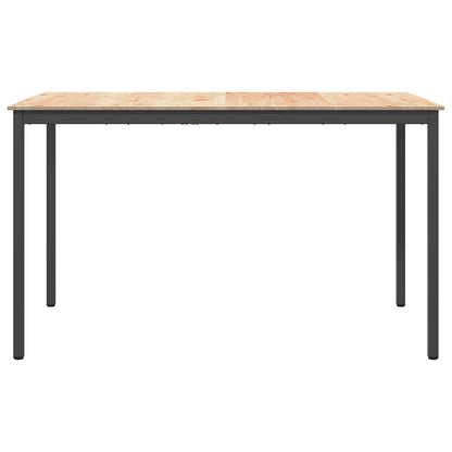 vidaXL Bar Table Natural 180 x 90 x 105 cm Solid Pine Wood