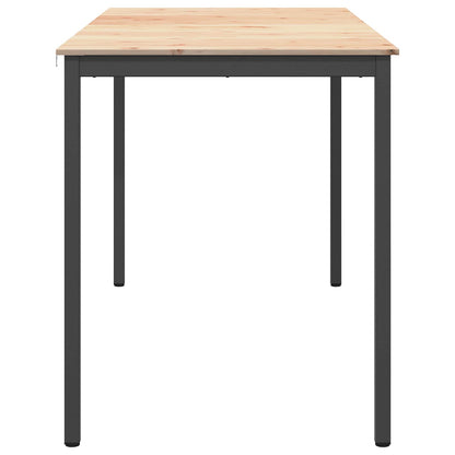 vidaXL Bar Table Natural 180 x 90 x 105 cm Solid Pine Wood