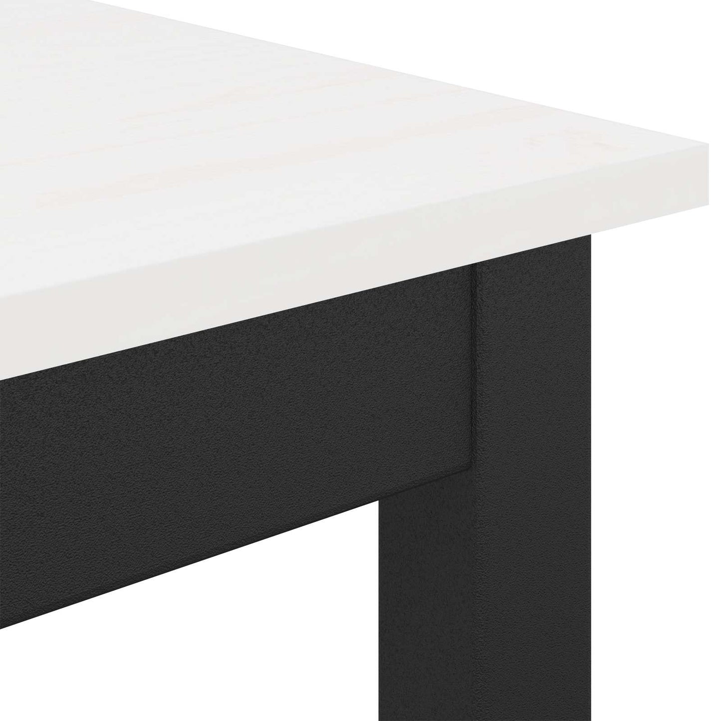 vidaXL Bar Table White 180 x 90 x 105 cm Solid Pine Wood