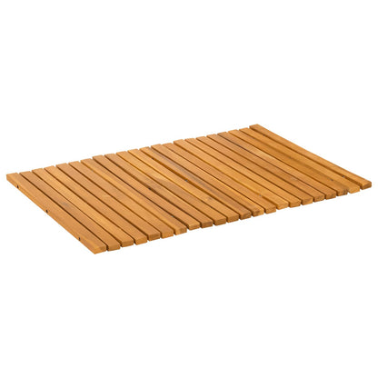 vidaXL Bath Mat Brown 60 x 40 cm Solid Acacia Wood