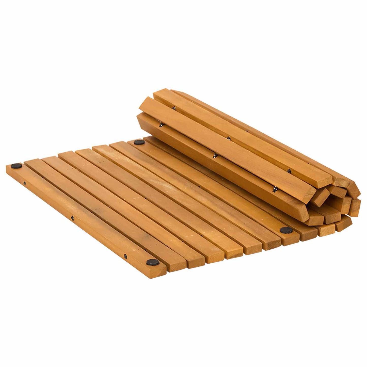 vidaXL Bath Mat Brown 60 x 40 cm Solid Acacia Wood