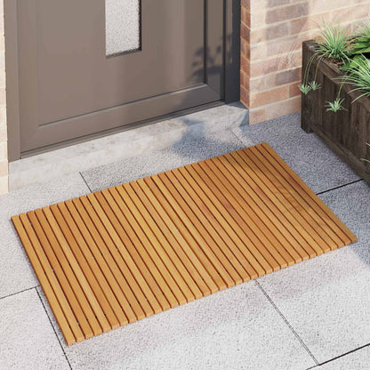 vidaXL Bath Mat Folding Brown 100 x 60 cm Solid Acacia Wood