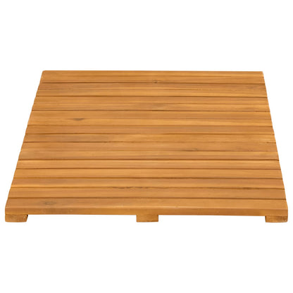 vidaXL Bath Mat Plain Brown 60 x 40 cm Solid Acacia Wood