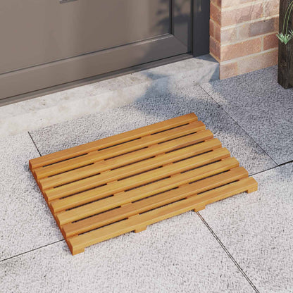 vidaXL Bath Mat Plain Brown 56 x 37 x 2.5 cm Wood