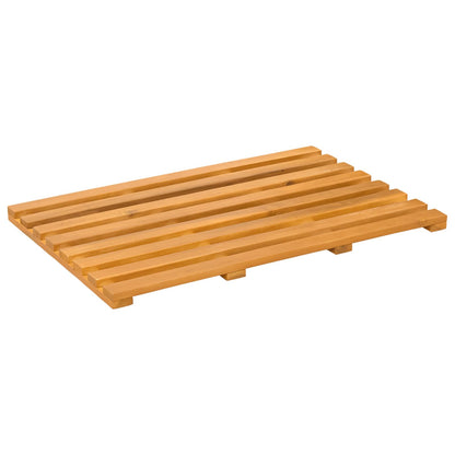 vidaXL Bath Mat Plain Brown 56 x 37 x 2.5 cm Wood