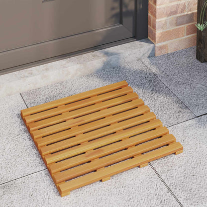 vidaXL Bath Mat Plain Brown 50 x 48 x 2.5 cm Solid Acacia Wood
