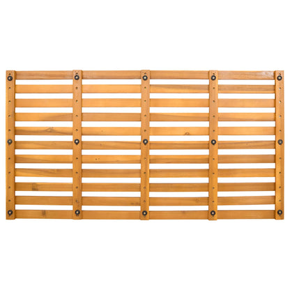 vidaXL Bath Mat Plain Brown 100 x 53 x 2.5 cm Solid Acacia Wood