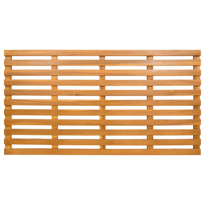 vidaXL Bath Mat Plain Brown 100 x 53 x 2.5 cm Solid Acacia Wood