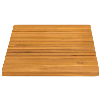 vidaXL Bath Mat Plain Brown 59 x 40 cm Solid Acacia Wood