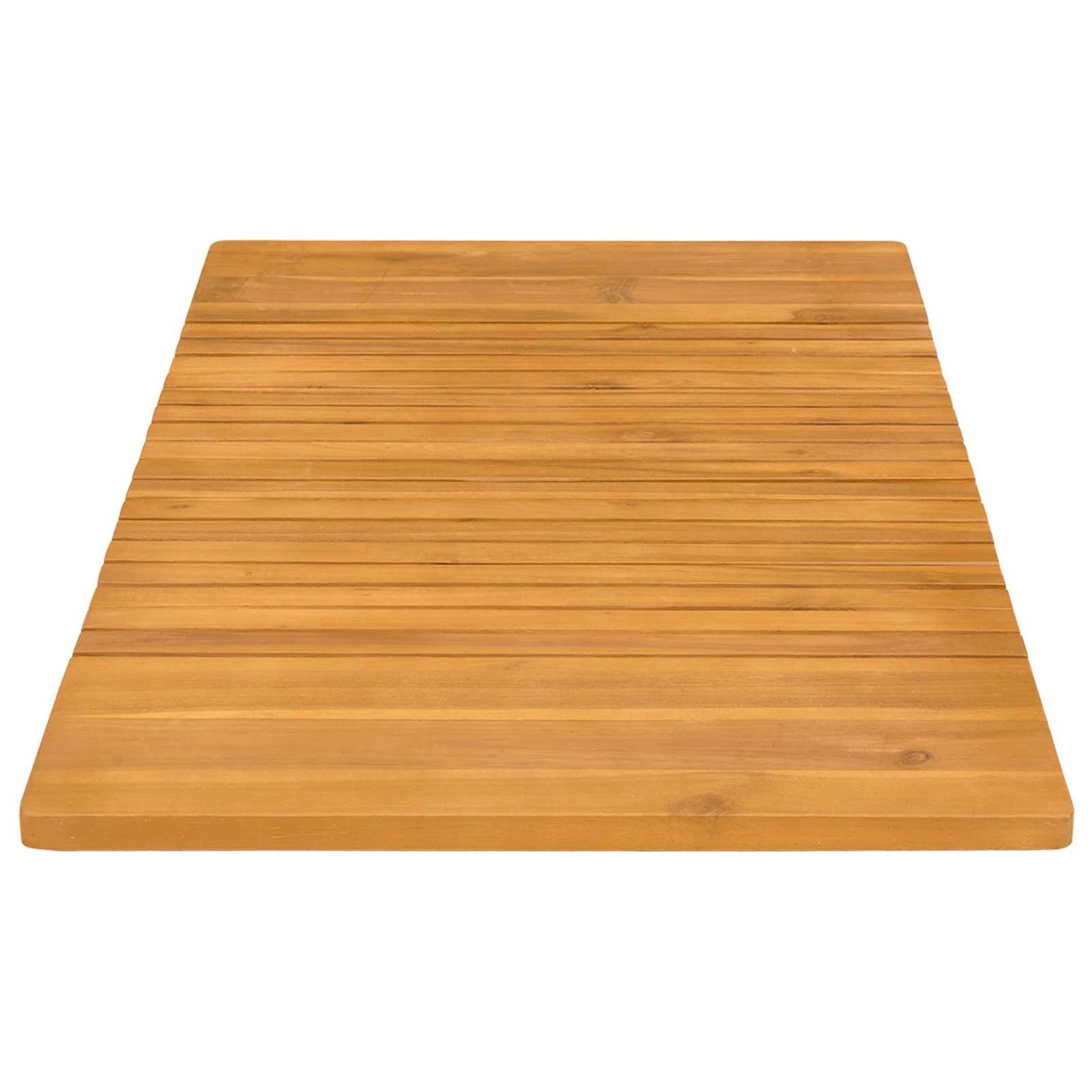 vidaXL Bath Mat Plain Brown 100 x 55 cm Solid Acacia Wood