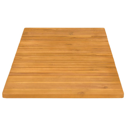 vidaXL Bath Mat Plain Brown 100 x 55 cm Solid Acacia Wood