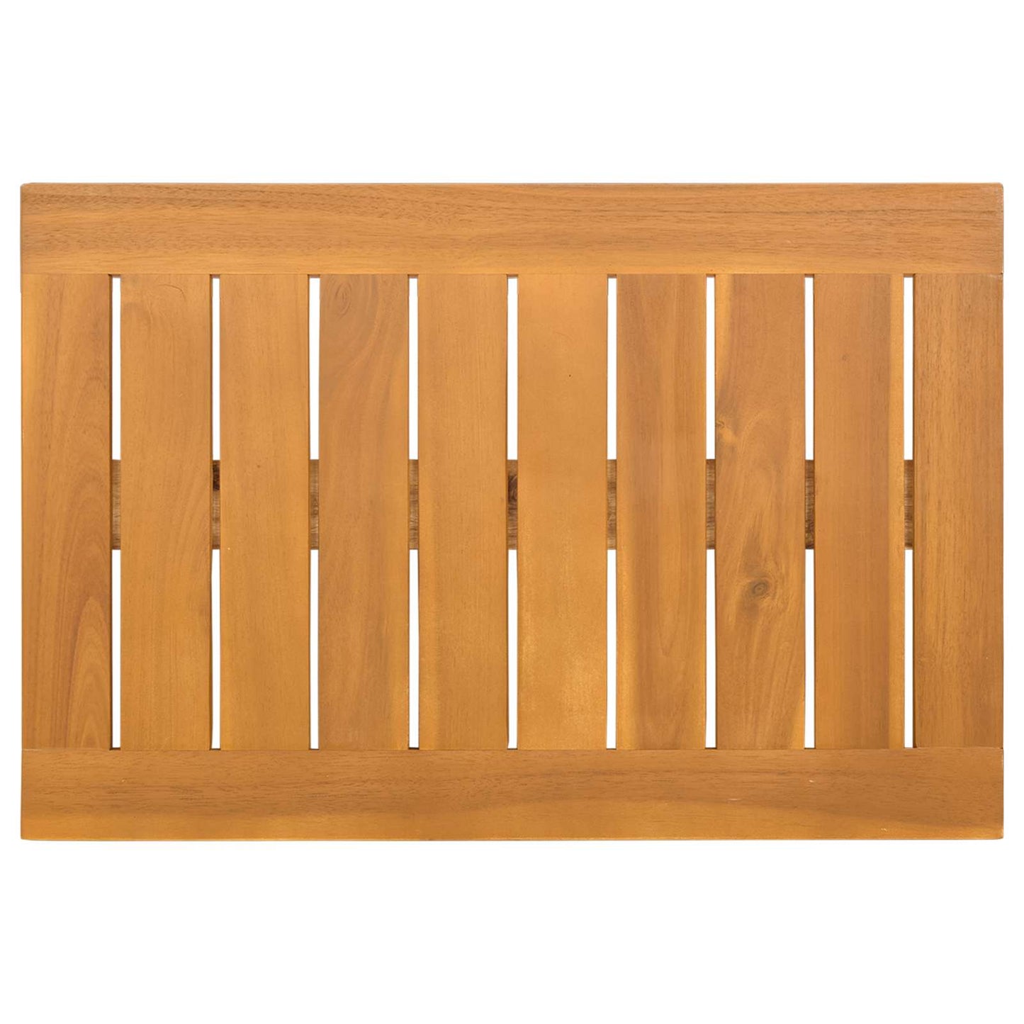 vidaXL Bath Mat Plain Brown 60 x 40 cm Solid Acacia Wood