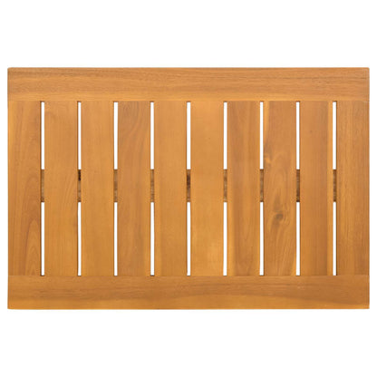 vidaXL Bath Mat Plain Brown 60 x 40 cm Solid Acacia Wood