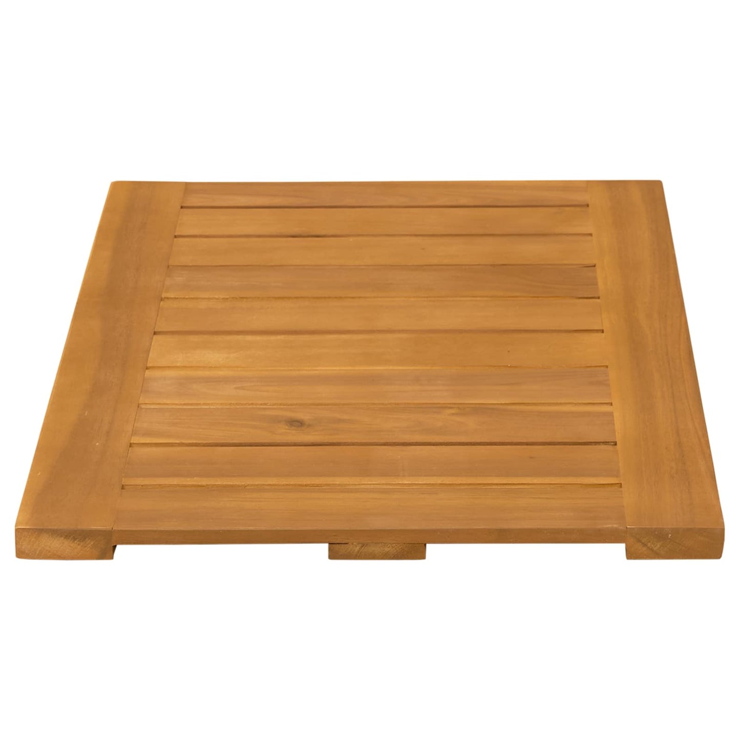 vidaXL Bath Mat Plain Brown 60 x 40 cm Solid Acacia Wood