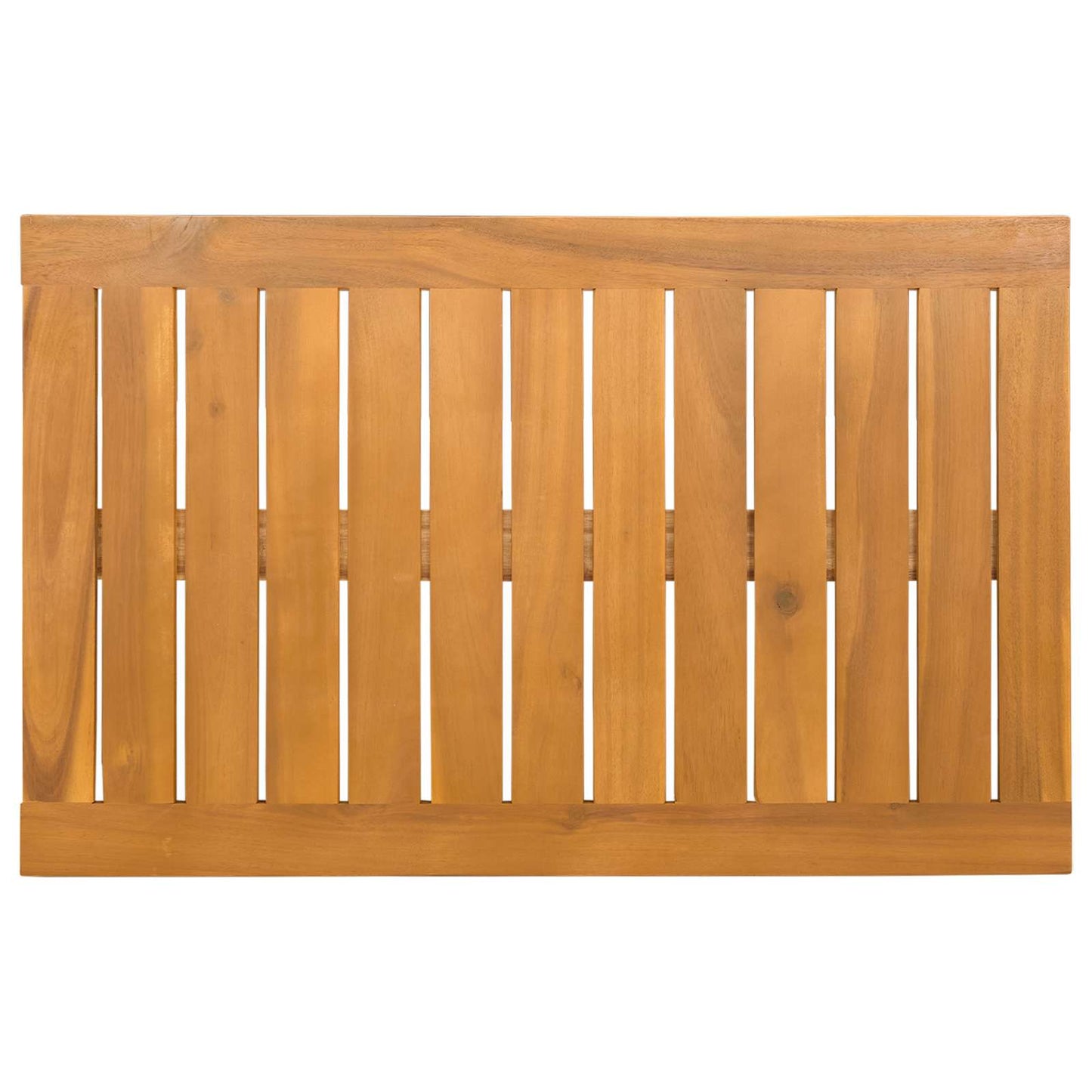 vidaXL Bath Mat Plain Brown 80 x 50 cm Solid Acacia Wood