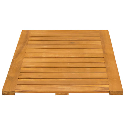 vidaXL Bath Mat Plain Brown 80 x 50 cm Solid Acacia Wood