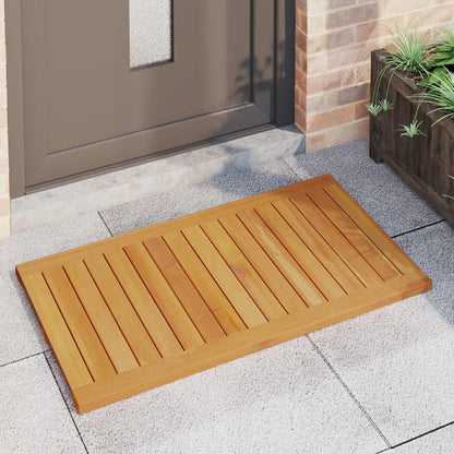 vidaXL Bath Mat Plain Brown 100 x 55 cm Solid Acacia Wood