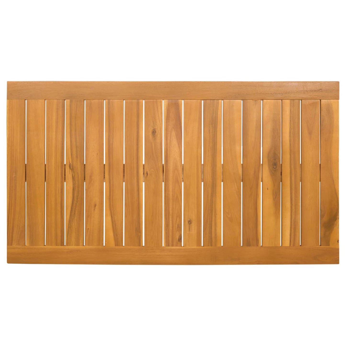 vidaXL Bath Mat Plain Brown 100 x 55 cm Solid Acacia Wood
