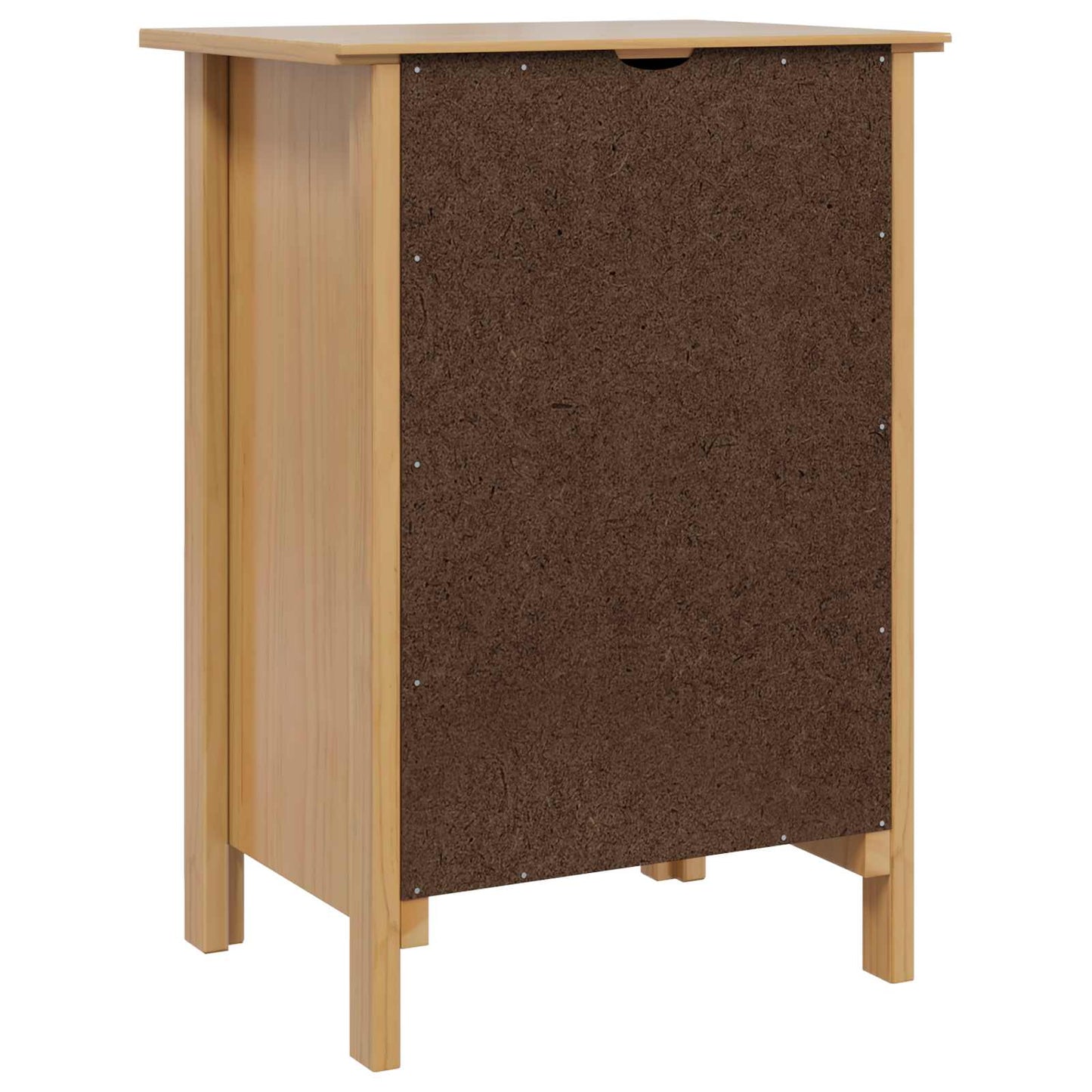 vidaXL Bedside Cabinet with Drawer HILL Honey Brown 46 x 35 x 65 cm