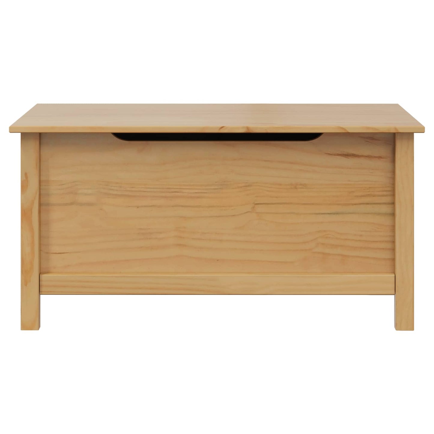 vidaXL Storage Box HILL Honey Brown 90 x 40 x 45 cm Solid Pine Wood