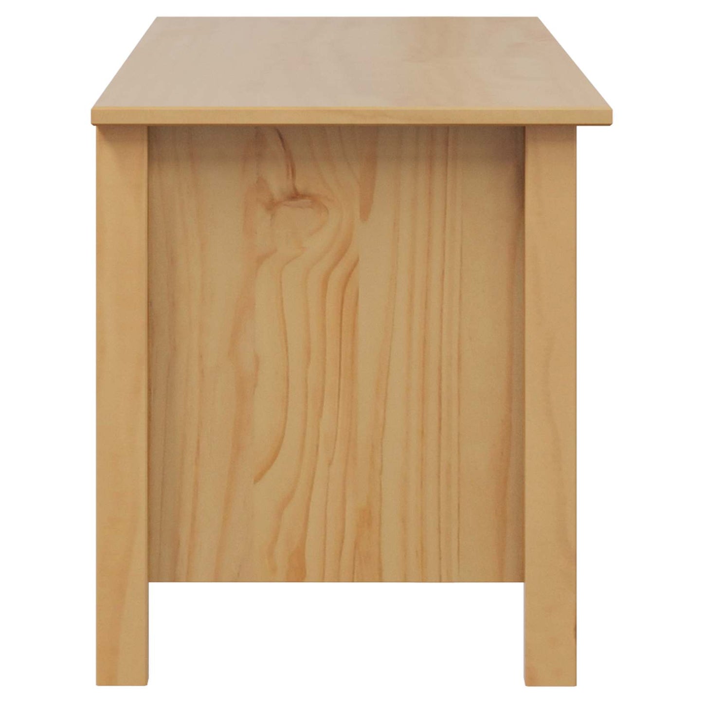 vidaXL Storage Box HILL Honey Brown 90 x 40 x 45 cm Solid Pine Wood