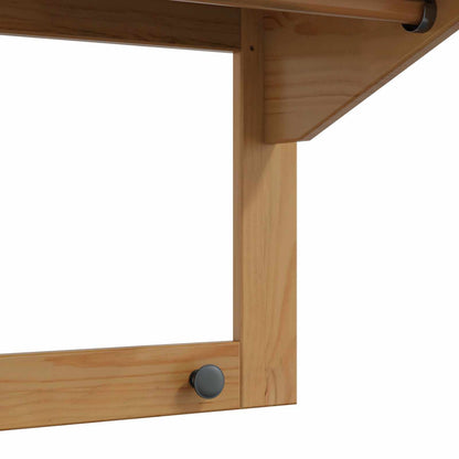vidaXL Coat Rack HILL Honey Brown 90 x 35 x 41.5 cm Solid Pine Wood