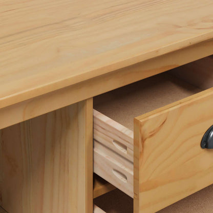 vidaXL Sideboard HILL Honey Brown 154 x 40 x 80 cm Solid Pine Wood